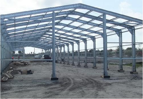 The steel structure project located in Peru The steel structure project located in Peru